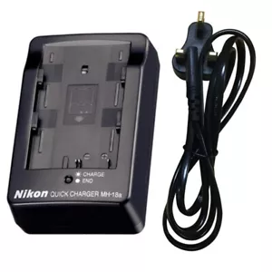 Nikon MH-18a Battery Charger GENUINE For EN-EL3e D70 D80 D90 D100 D200 D300 UK - Picture 1 of 3