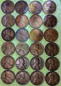 USA WHEAT PENNY COINS 24 TOP PICKS VERY LUCKY FIND S MINT MARKS GREAT DATES - Bild 1 von 3