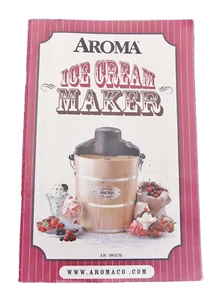 User Manual Aroma 4-Quart Ice Cream Maker Instruction Book Replacement AIC-204EM - Picture 1 of 2
