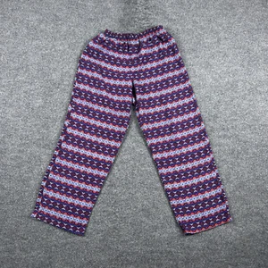LL Bean Pajama Pants Kids Size L Purple Elastic Waist Lounge Sleepwear Boys - Picture 1 of 8