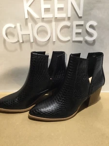 ZBY schwarze Damen-Stiefeletten Größe 8,5 - NEU - L👀K + KOSTENLOSER VERSAND + H - Bild 1 von 12