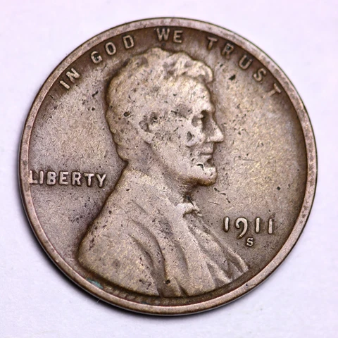 1911-S Lincoln Wheat Cent Penny LOWEST PRICES ON THE BAY!  FREE SHIPPING! Cover