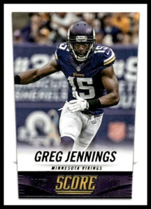 2014 Score #123 Greg Jennings Minnesota Vikings - Picture 1 of 2