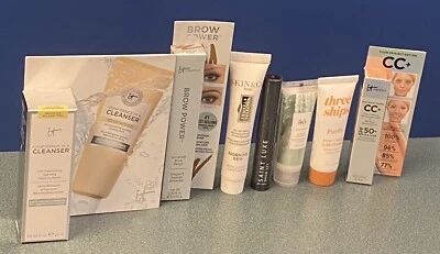 IT Cosmetics Lot: CC+, Cleanser, Brow Power Taupe, Saint Luxe Brow Gel, & More - Image 1 of 4