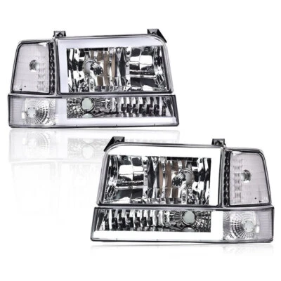 Faros LED DRL de esquina/parachoques aptos para Ford F150 F250 F350 1992-1996 Foto 1 de 4
