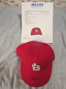 JD DRAW GIOCO USATO E FIRMATO ST LOUIS CARDINALS CAPPELLO MEARS LOA. LOTTO DI UTILIZZO - Foto 1 di 6