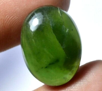 14.40 Ct Natural African Green Serpentine Top Quality Cabochon Gemstone !! - Image 1 of 3