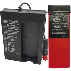 1x QA115600/QD115300 FLG-110B Battery Charger + 1x 2100mAh 6V BA213020 Battery - Picture 1 of 10