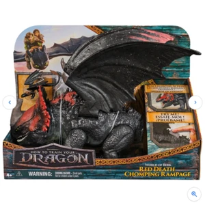 Dreamworks How to Train Your Dragon Action Figure Chomping Rampage Red Death - Foto 1 di 24