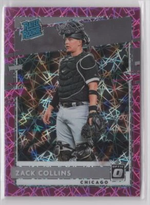 2020 Donruss RATED ROOKIE PINK Zack Collins /199 Chicago White Sox - Image 1 of 2
