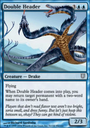 4x Double Header ~ Moderately Played Unhinged MTG Magic x4 4 UltimateMTG Playset - Image 1 of 1