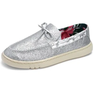 Women's Fashion Loafer Rhinestone Glitter Sneaker Sparkly Shoe Casual Platform 8 - Picture 1 of 6