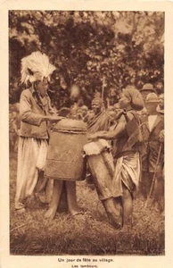 Cameroon - A day of celebration in the village - The drums - Publ. Missions of t - Picture 1 of 2