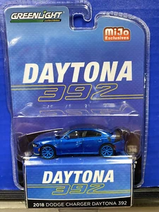 Dodge Charger Daytona 392 Hemi 2018 Greenlight modelo coche azul 51424 Chase - Imagen 1 de 1