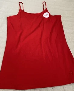 Justice Girl’s Tank Top Red Braless Cami size 18 plus NWT - Picture 1 of 5