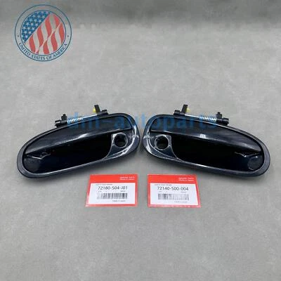 New Exterior Door Handle For 1996-2000 Honda Civic Set of 2 Front Primed Plastic - Изображение 1 из 4