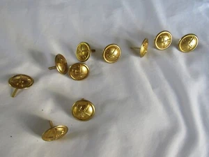9 Modelo 1881 Side Calvario Sombrero Botones, Originales - Imagen 1 de 4