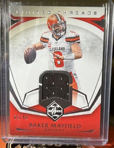 2019 Panini Limited Baker Mayfield Limited Threads Jersey Relic #05/49 Browns🔥 - Picture 1 of 3