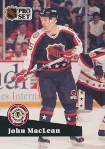 1991-92 Pro Set French #307 JOHN MacLEAN - New Jersey Devils - Bild 1 von 1