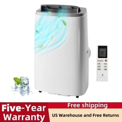 🚜14000 BTU Portable Air Conditioner AC Unit Remote Control Cools up to 700 SqFt - Image 1 of 4