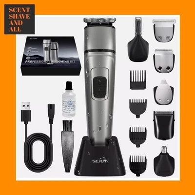 Hair Clipper Shaver Trimmer Kit Cordless Shaver Hair Cutting Kit 5 in 1 SEJOY