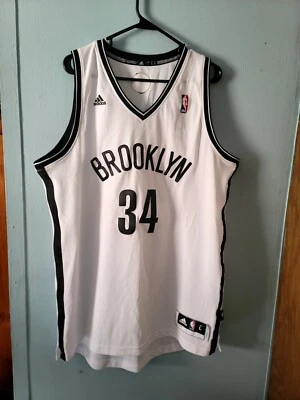 Paul Pierce Brooklyn Nets Jersey Mens LARGE Adidas  White - Image 1 of 4