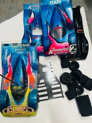 Vintage Associated RC12L Graphite Pan Car - Rolls Smooth - Spare New Chassis - Image 1 of 4