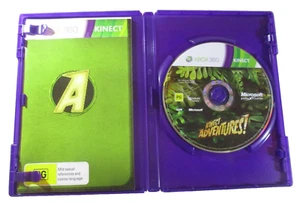 Kinect Adventures XBOX 360 Kinect PG PAL R4 2010 Microsoft + Manual Tested - Picture 1 of 6