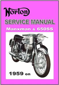 NORTON Workshop Manual Manxman 1959 1960 1961 1962 1963 1964 1965 1966 1967 - Picture 1 of 6