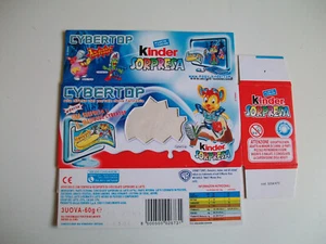 kinder ferrero sorpresine box scatola vuota tripack cybertop - Foto 1 di 2