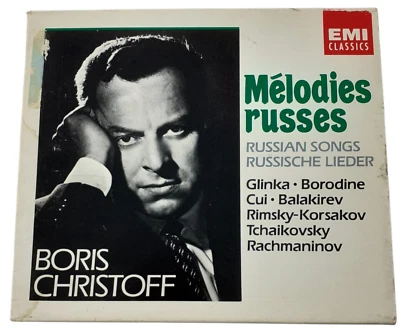 MELODIES RUSSES (Russische Lieder)- Boris Christoff- 5CD Box Zustand  gut - Bild 1 von 4