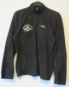 Patagonia Micro D Fleece Herren Small schwarz Pullover 1/4 Quarter Zip Pulli 26175 - Bild 1 von 16
