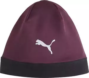 Puma Running Beanie Purple Reflective Run Hat Mens Womens - Picture 1 of 3
