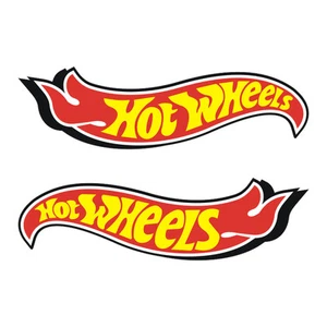 Stickers plastifiés HOT WHEELS - 11cm x 3cm - Imagen 1 de 1