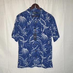 Polo Ralph Lauren Classic Fit Hoffman Camp Shirt Hawaiian Size Medium NWT $168 - Picture 1 of 3