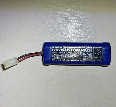 Coche RC Vintage Tamiya 7.2v NI-CD Batería Azul Foto 1 de 2