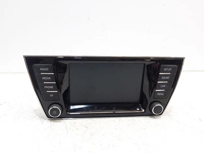 2017 SKODA FABIA Radio Testa Unità Stereo Display 6V0919604B Vera Necessita Code - Immagine 1 di 4