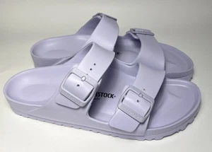 Birkenstocks Sandals Arizona Eva Essentials Lavender Purple Size 39 US 8 - Picture 1 of 8