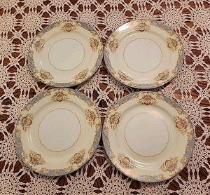 JUEGO DE 4 PLATOS NORITAKE (N47). CIRCA AÑOS 40 - Imagen 1 de 8