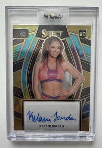 2024 Panini Select WWE - Kelani Jordan Tie-Dye Auto /25 Rookie RC SL-KJD - Picture 1 of 2