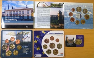 Kursmünzsätze + 2 € CC Coincard Luxemburg Münzen pp polierte Platte Sammlung - Bild 1 von 3