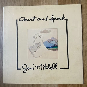 Joni Mitchell Court and Spark 1974 UK Vinyl LP Gatefold - Picture 1 of 16