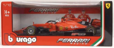 BBURAGO SF90 LECLERC 16 FERRARI RACING 1/18 SCALE UNOPENED BOX PLEASE READ 2019 - Image 1 of 4