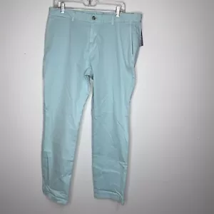 Pantaloni nuovi Vineyard Vines Breakers golf 35 x 30 verde nebbia mare blu cotone - Foto 1 di 6