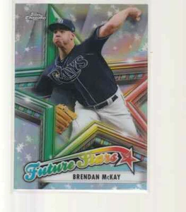 BRENDAN MCKAY 2021 TOPPS CHROME BASEBALL FUTURE STARS # FS17 INSERT RAYS SP - Picture 1 of 1