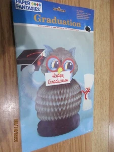 Vintage Graduate Centerpiece Decoration 1990's Paper Fantasies NOS U Pick - Picture 1 of 8
