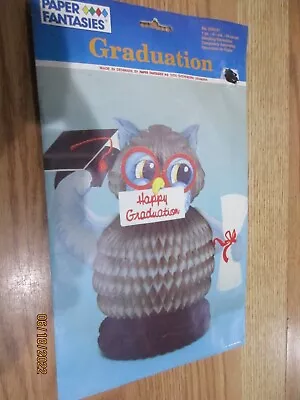 Vintage Graduate Centerpiece Decoration 1990's Paper Fantasies NOS U Pick  - Image 1 of 2