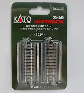 Kato 20-440 62mm Single Viaduct Track S62V N Scale - Picture 1 of 1