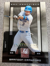 BRANDON CRAWFORD Giants 2008 Donruss Elite Extra Edition #11 Rookie Card RC MLB