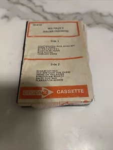 red foley’s Golden favorites snap case cassette paper label Vintage 73-4107 - Picture 1 of 18